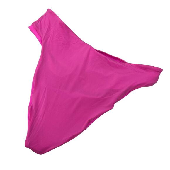 NEW SKIMS Swim High Waisted Mid Coverage Bottom Pink Taffy Size large Rare Color - Picture 5 of 8